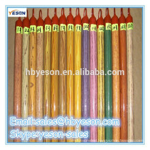 pvc coated wooden broom handle with small red cap for Turkey market